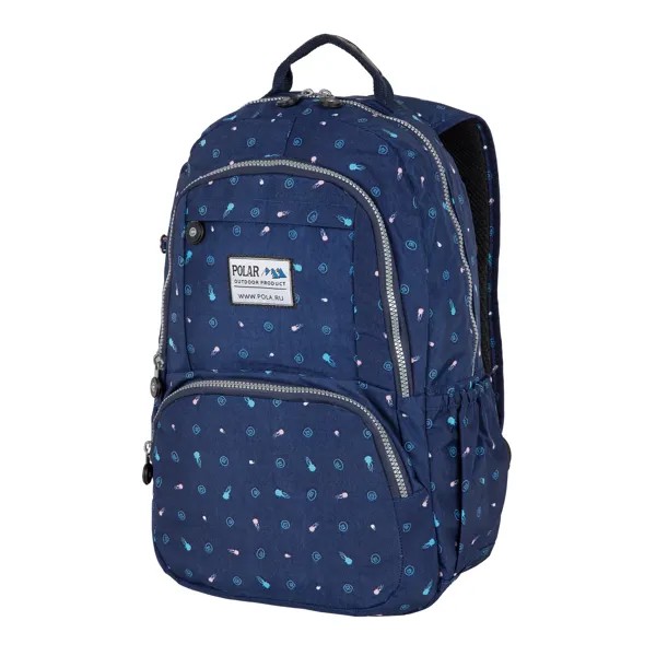 Рюкзак унисекс Polar 18207 синий, 42x30x12 см