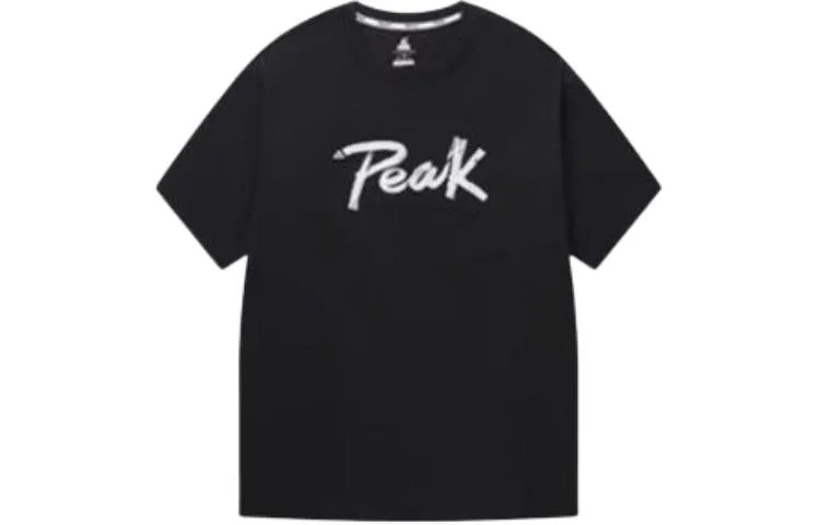 Футболка унисекс черная Peak, черный