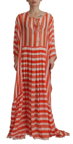 DOLCE - GABBANA Платье Оранжевая туника Шелковый кафтан Marbella IT38 / US6 / S Рекомендуемая розничная цена 3000 долларов США