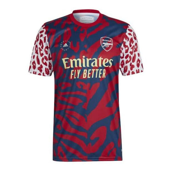 Футболка x stella mccartney кроссовер arsenal fc предматчевая футболка футбол футбол футболка Adidas, мульитколор