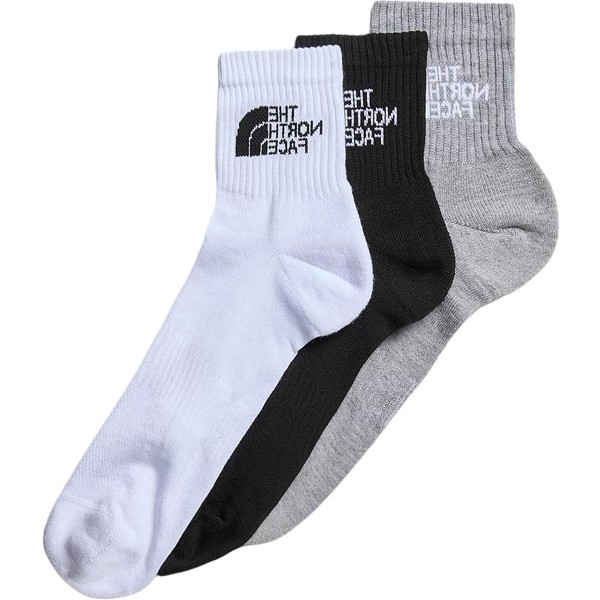 THE NORTH FACE Женские носки, цвет 3 double (white + gray + black)