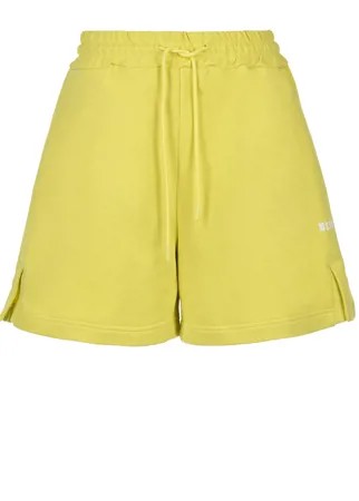 Желтые шорты с разрезами MSGM