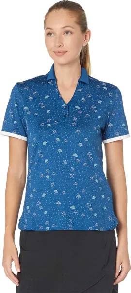 Поло Callaway Umbrella Print Polo, цвет Blueberry Pancake