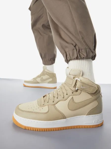 Кеды мужские Nike Air Force 1 Mid '07 LX, Бежевый