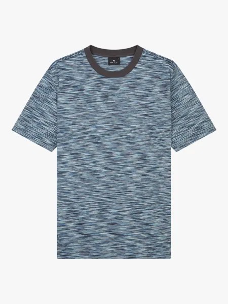 Футболка Paul Smith Spacedye из органического хлопка, темно-синяя