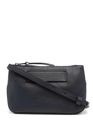 Longchamp сумка через плечо с тисненым логотипом