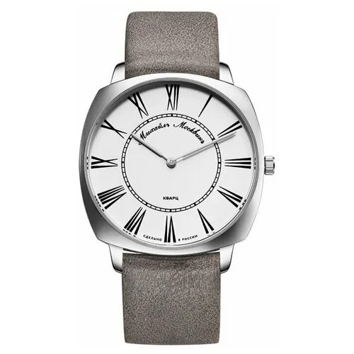 Наручные часы Mikhail Moskvin, серый, серебряный