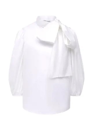 Хлопковая блузка REDVALENTINO
