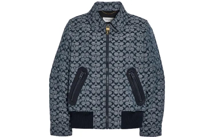 Женская джинсовая куртка COACH, цвет Blue