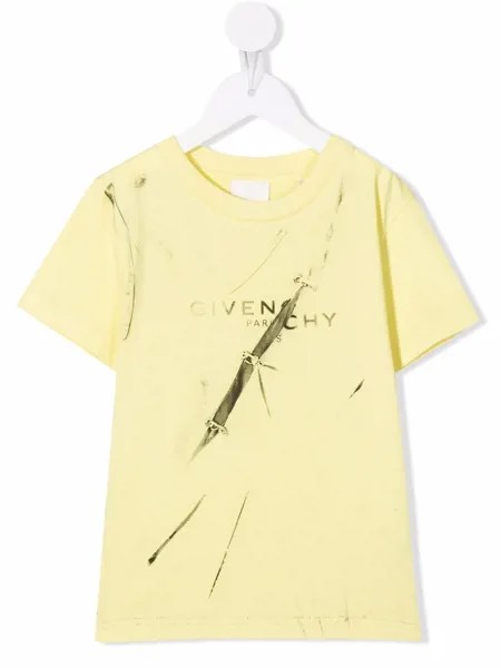 Givenchy Kids футболка с логотипом