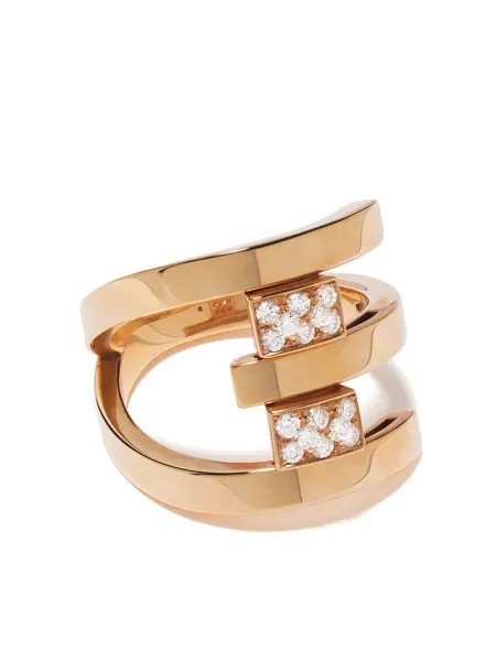 Mattia Cielo золотое кольцо Solange с бриллиантами