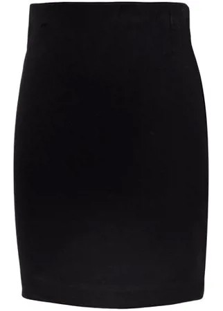 Черная узкая юбка Gulliver, размер 158*76*66, цвет чёрный