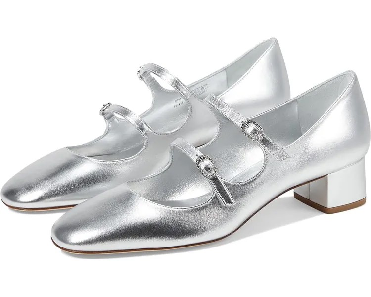 Туфли Stuart Weitzman Claris Mj 35 Pump, серебряный