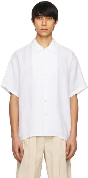 Белая рубашка-оверсайз Commas