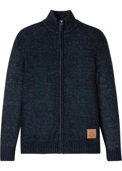 Кардиган с воротником стойкой John Baner Jeanswear, синий