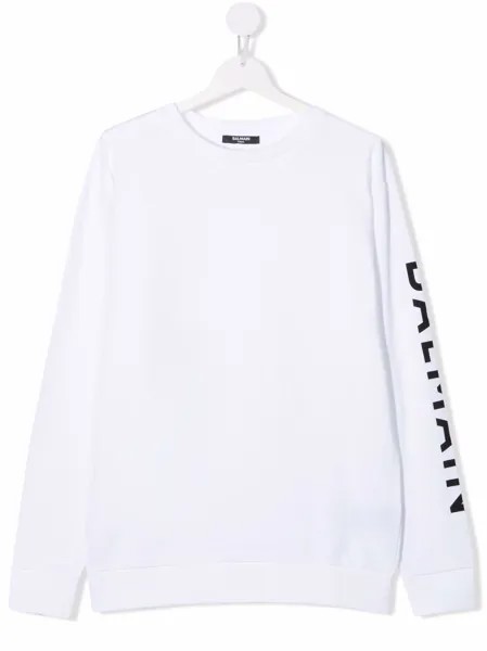 Balmain Kids толстовка с логотипом