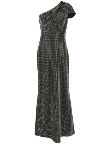 Roland Mouret юбка макси асимметричного кроя с кристаллами, черный