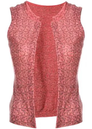 Comme Des Garçons Pre-Owned жилетка с цветочным принтом