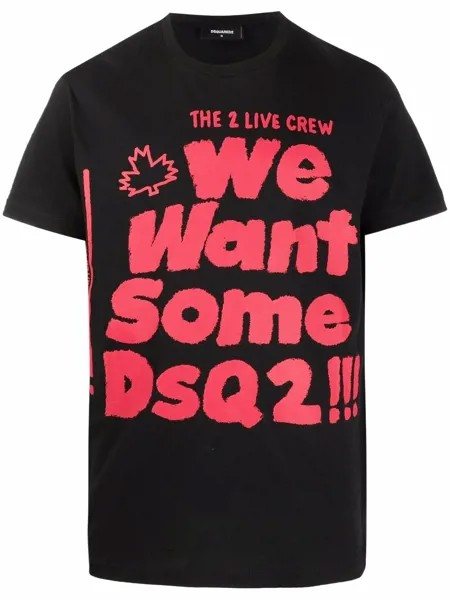 Dsquared2 футболка с надписью