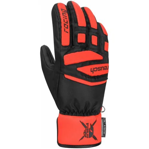 Перчатки Reusch, размер 10, черный, красный