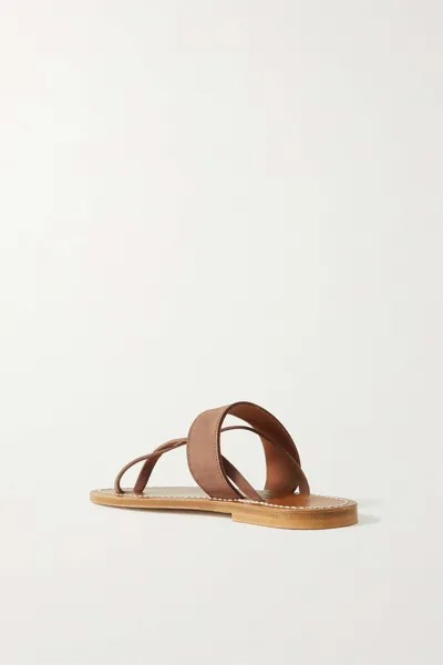 K JACQUES ST TROPEZ + Сандалии NET SUSTAIN Nehru из нубука, коричневый