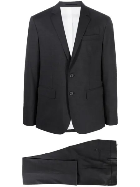 Dsquared2 костюм-двойка с однобортным пиджаком, черный