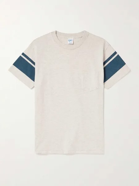 Футболка College Arm из хлопкового джерси VELVA SHEEN, серый