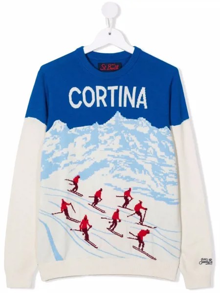 MC2 Saint Barth Kids джемпер Cortina вязки интарсия