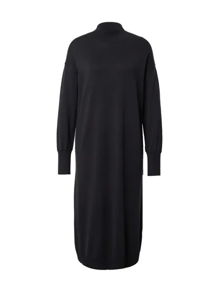Вязанное платье Esprit Core, черный