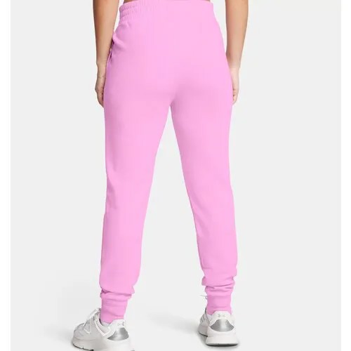 Брюки джоггеры Under Armour UA Rival Fleece, размер L, розовый