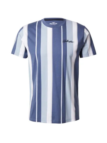 Футболка Hollister, темно-синий/опал