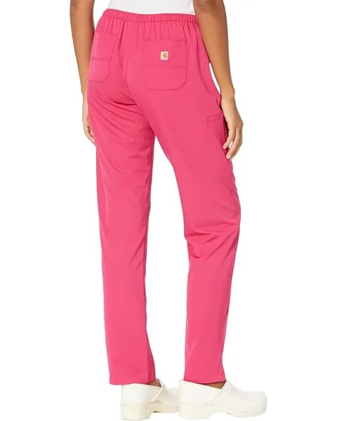 Брюки Carhartt Liberty Straight Leg Scrub Pants - Tall, цвет Bright Rose