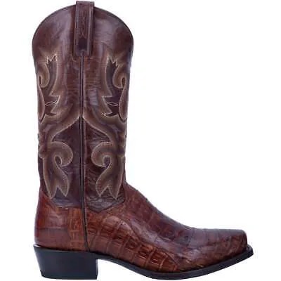 Мужские коричневые классические ботинки Dan Post Bayou Square Toe Cowboy DP3074