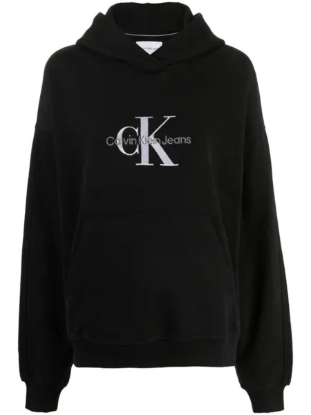 Calvin Klein худи с логотипом, черный