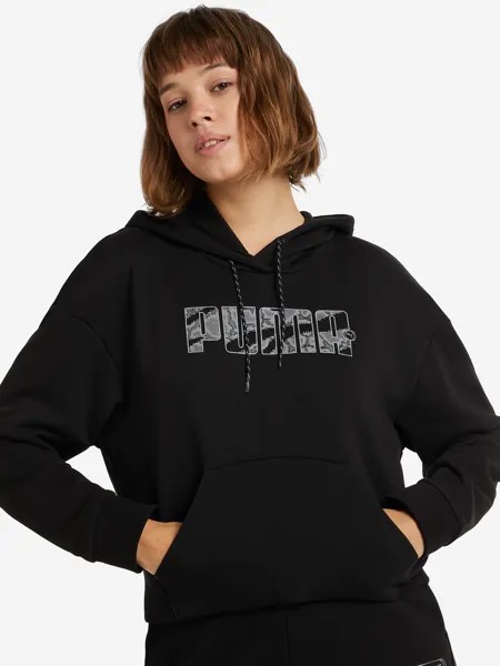 Худи женская PUMA Rebel, Черный