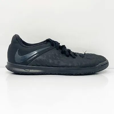 Nike Boys Hypervenom Phantom X 3 AJ3789-001 Черные футбольные бутсы Размер 2Y