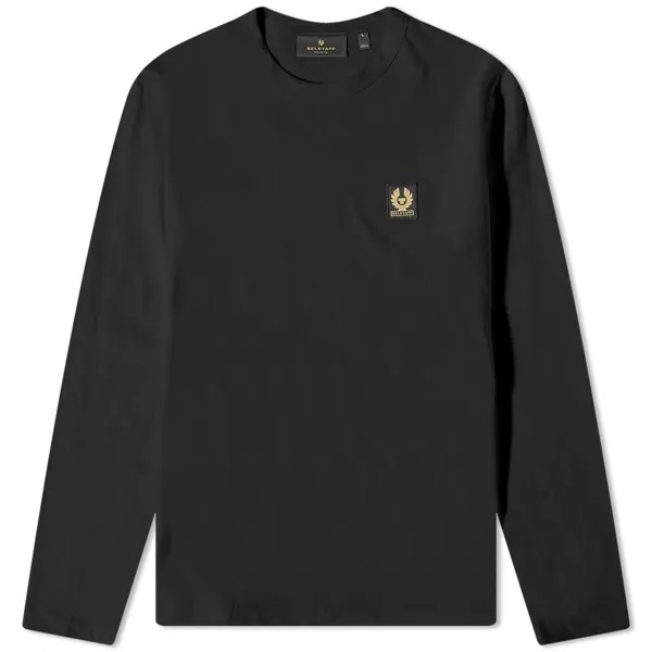 Футболка Belstaff Long Sleeve Patch Logo Tee