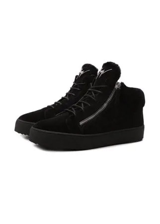 Замшевые кеды Kriss Winter Giuseppe Zanotti Design