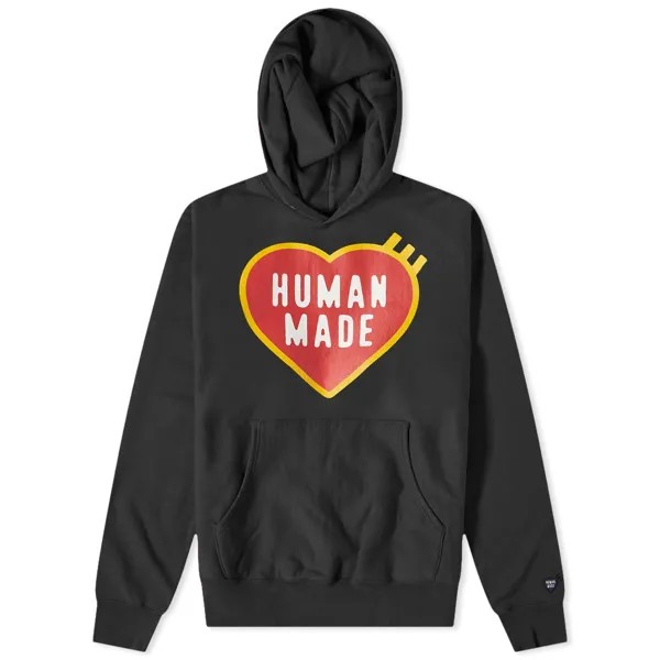 Толстовка Human Made Heart Logo, черный