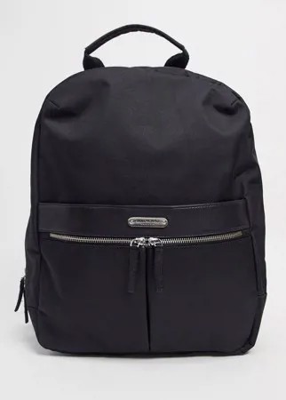 Нейлоновый рюкзак с отделкой Bolongaro Trevor Bjorn-Черный цвет