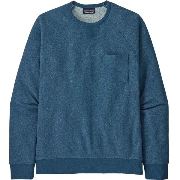 Флисовый свитер mahnya с круглым вырезом Patagonia, синий