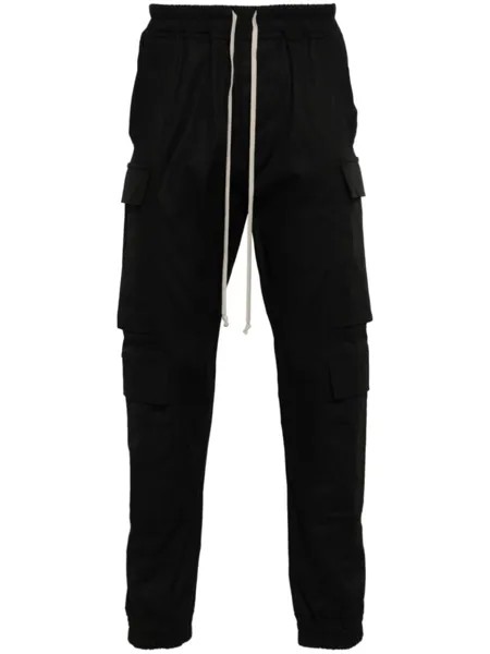 Rick Owens узкие брюки Mastodon Megacargo, черный