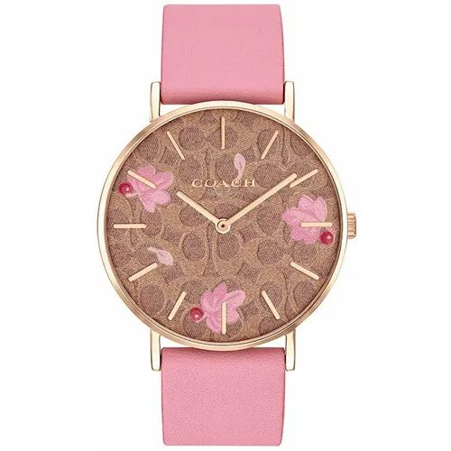 Наручные часы Coach, розовый, пыльная роза