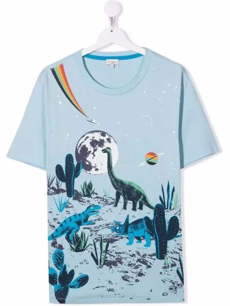 Paul Smith Junior футболка с принтом
