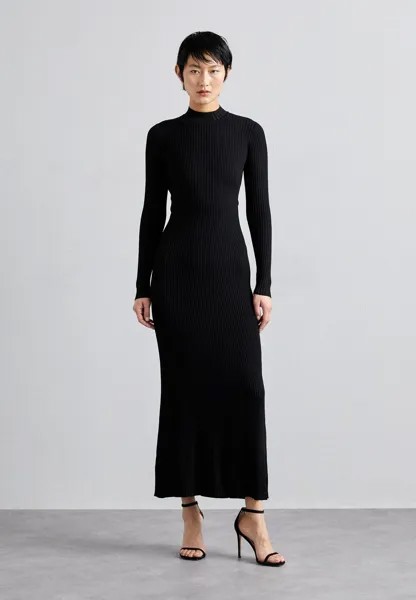 Трикотажное платье Palmira Dress STAUD, черный