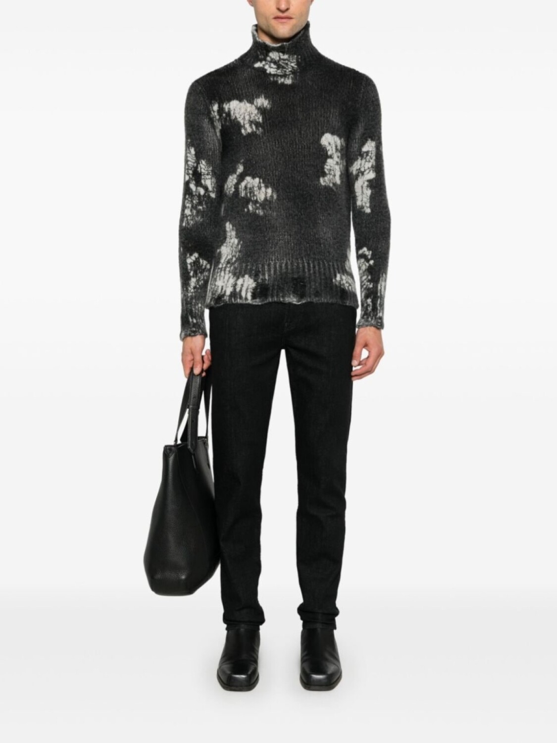 7 For All Mankind узкие джинсы, черный