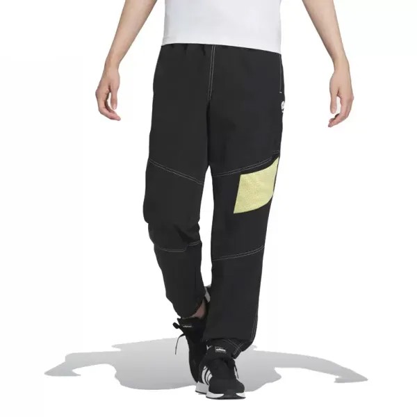 Спортивные брюки Adidas NEO Jinlang, черный/салатовый