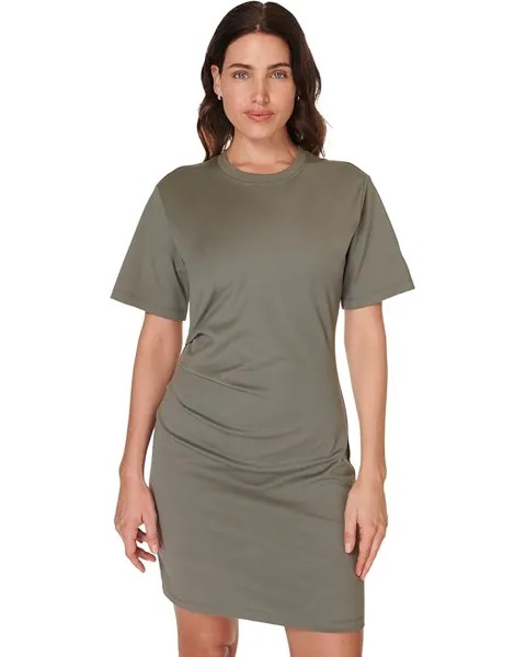 Платье Sweaty Betty Easy Ruched Dress, цвет Umbra Green