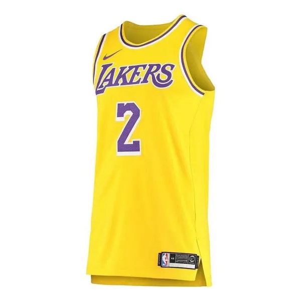 Майка Nike NBA Los Angeles Lakers Lonzo Ball Engineered VK Jersey 'Gold', желтый