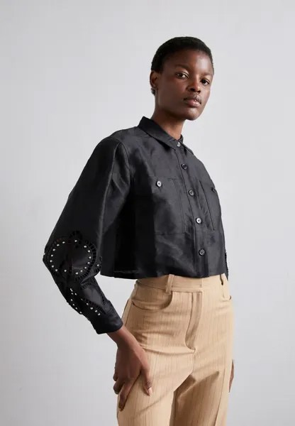 Блузка-рубашка CLINT maje, цвет noir
